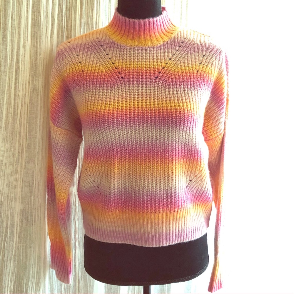 Rebecca Minkoff Cute Candy Colored Crop Sweater